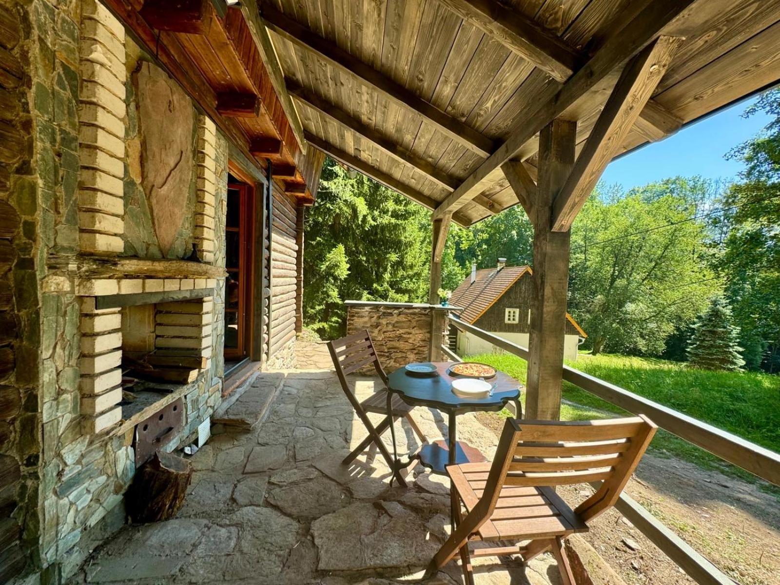 Srub V Bolkovskem Udoli Villa Rudník Buitenkant foto